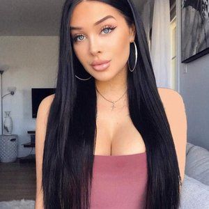 Black Lace Front Wig (30 in) by Stamped Glorious